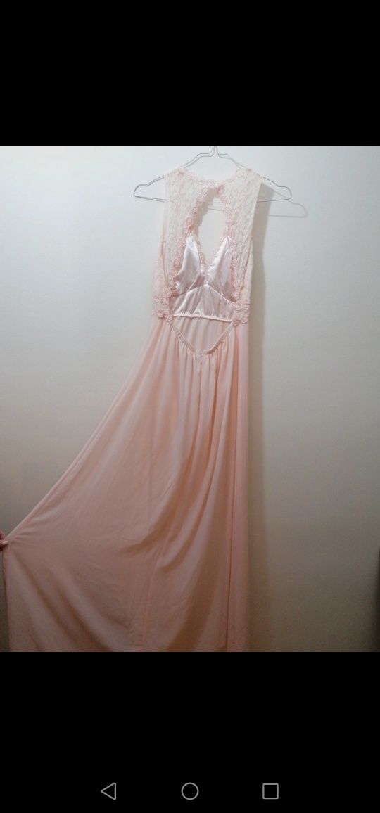 Vestido cerimónia rosa claro