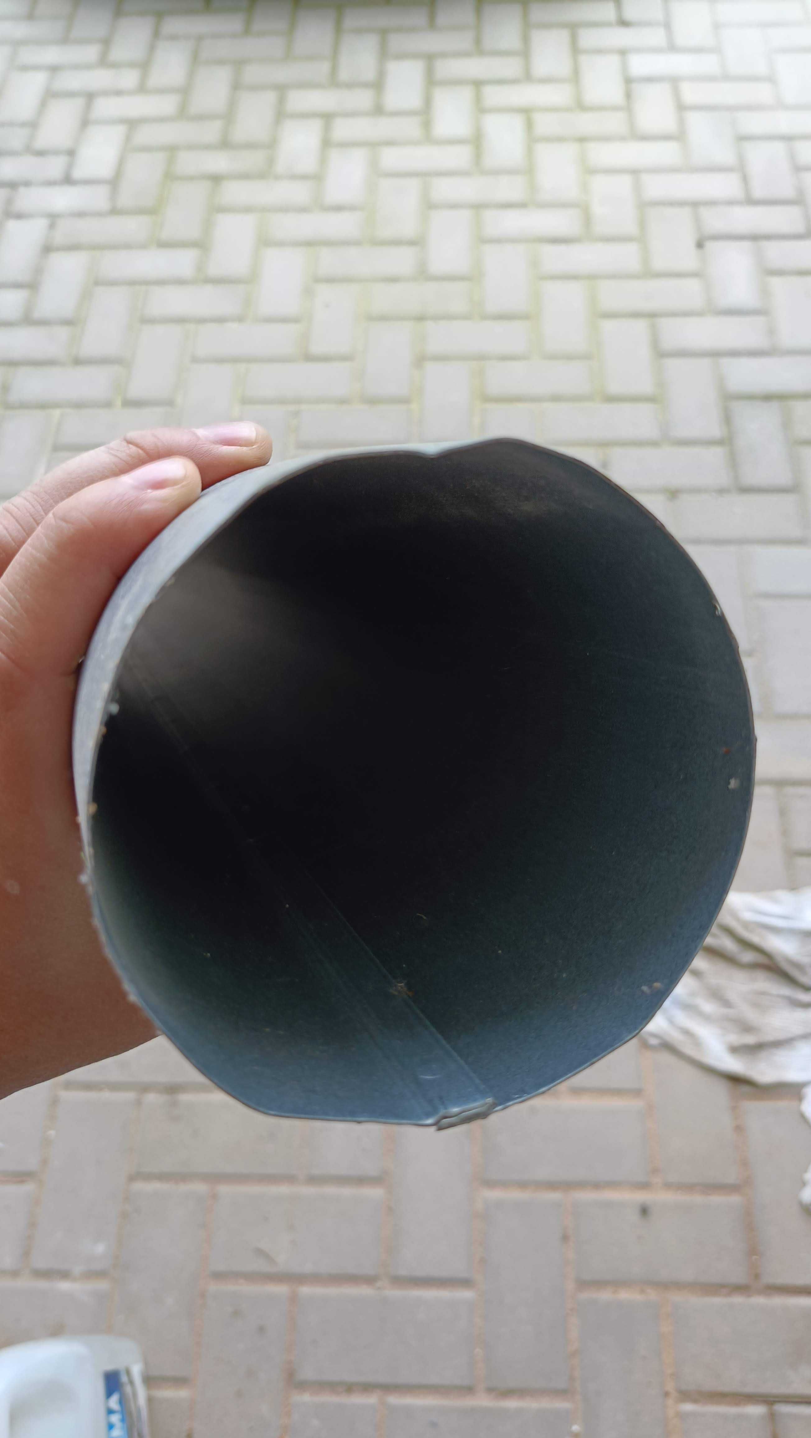 Rynna stalowa ocynk, pełna, fi 10mm, 158cm