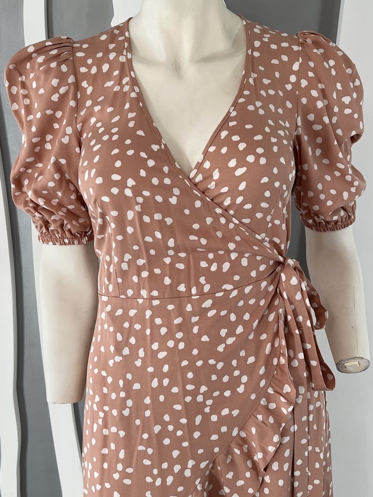 Laurella Sukienka Milano White Dots S 36