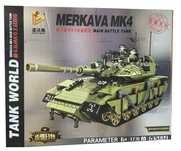Klocki czołg wojskowy MERKAVA MK4 jak Lego 1731 ele.
