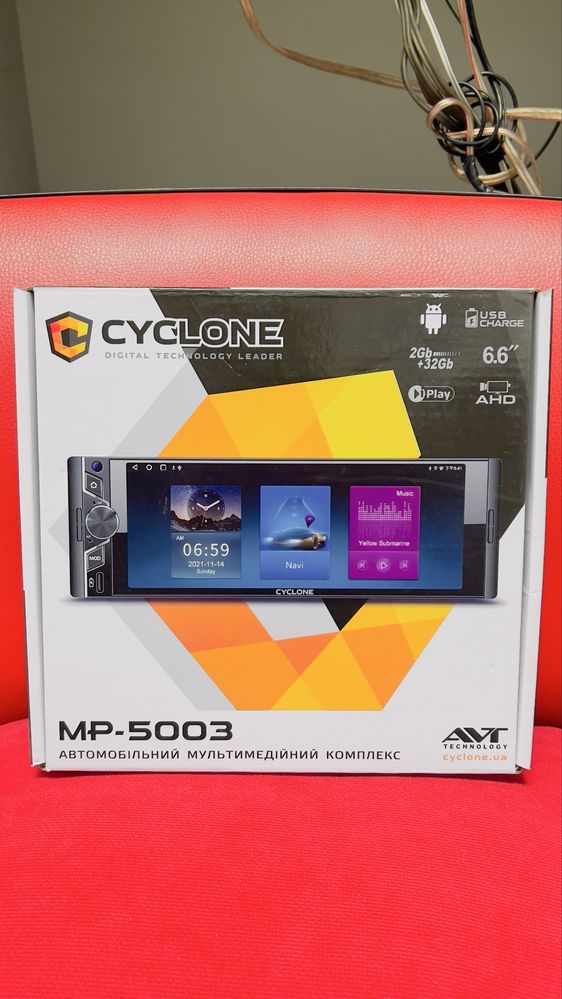 Магнітола Андроід/2-32Гб CYCLONE MP-5003