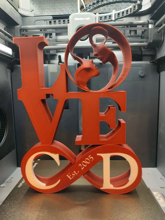 Sinal Infinito "Amor Infinito" Personalizável