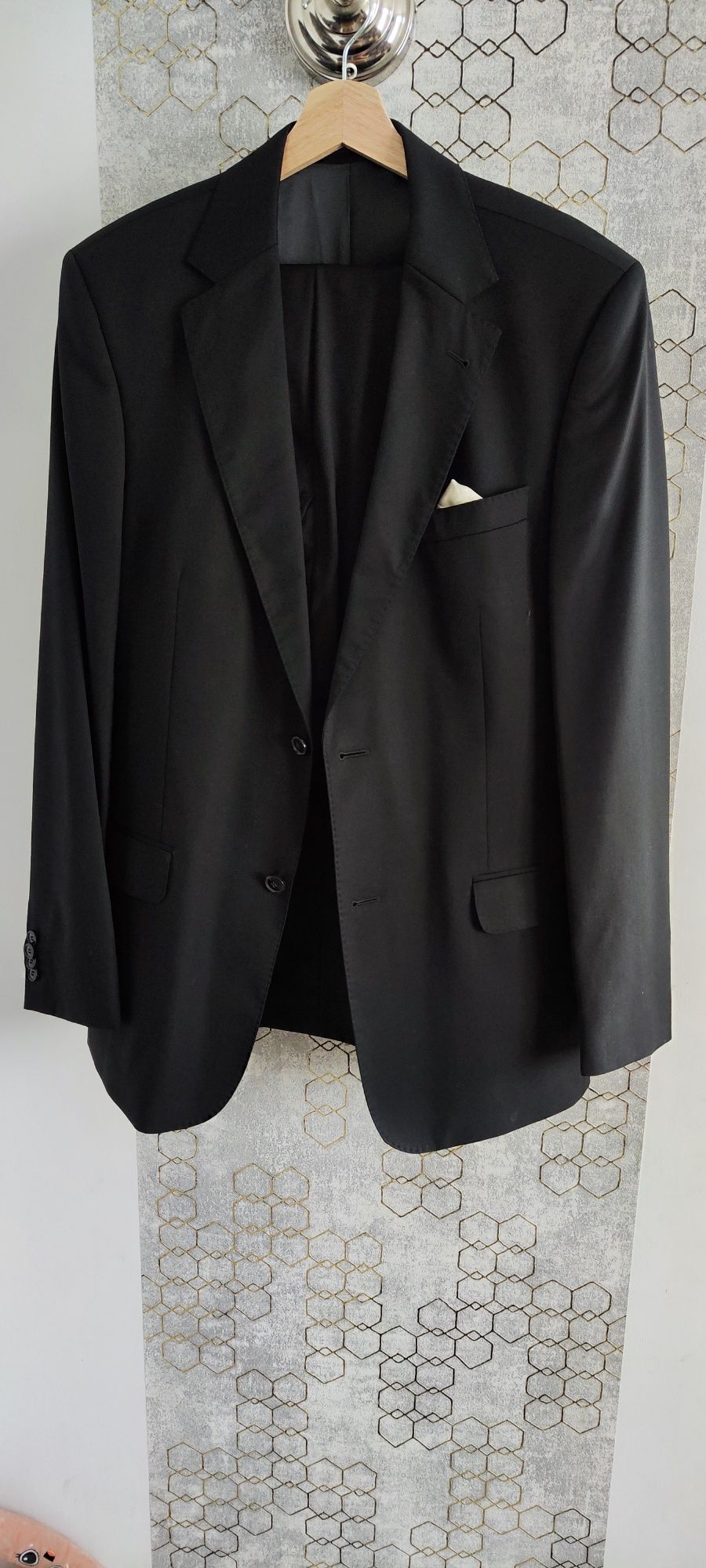 Elegancki garnitur Bytom – 100% wełna Super 110 , wzrost 182