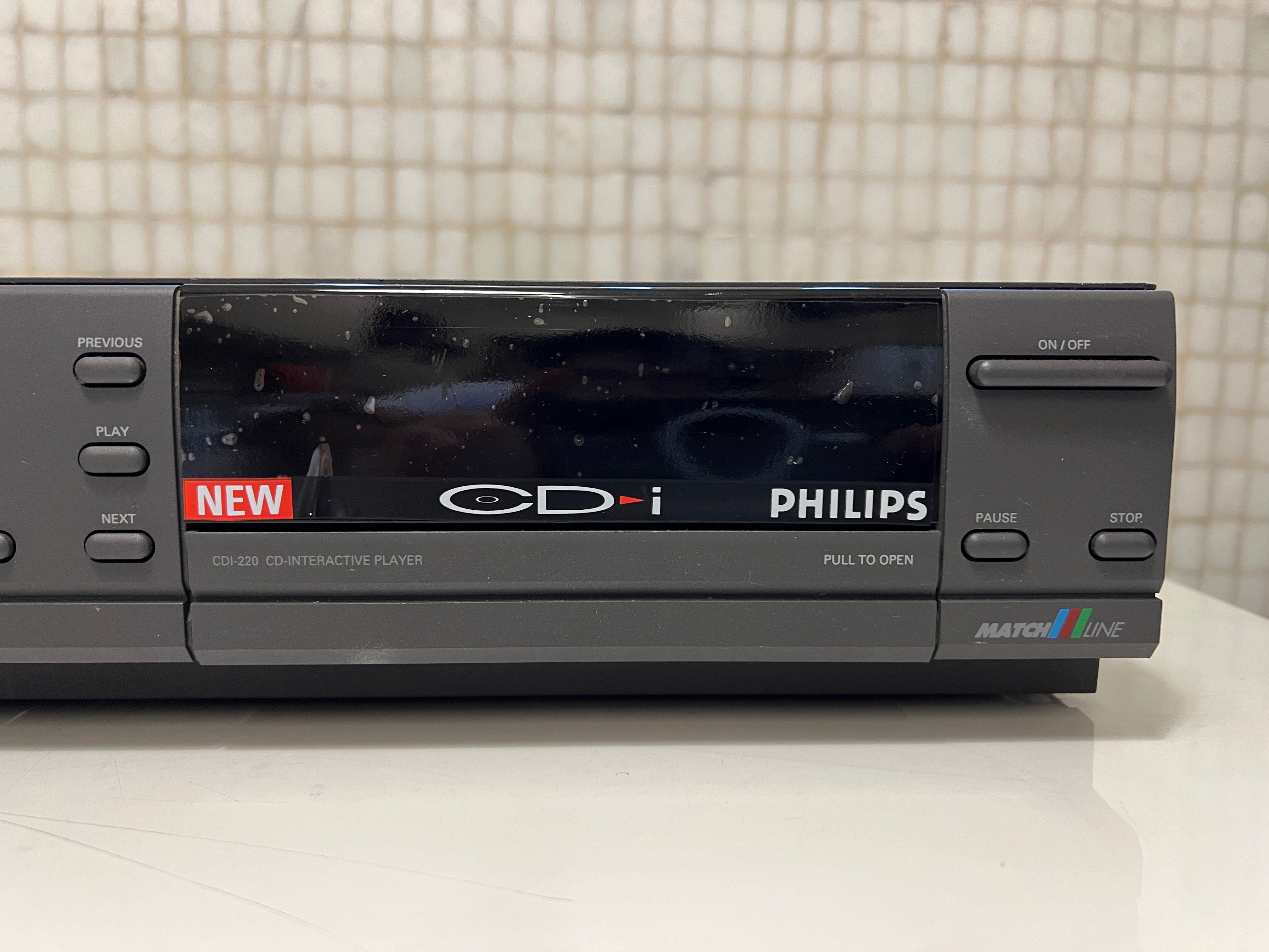 Philips CD-i 200 com placa de vídeo Digital (raro)
