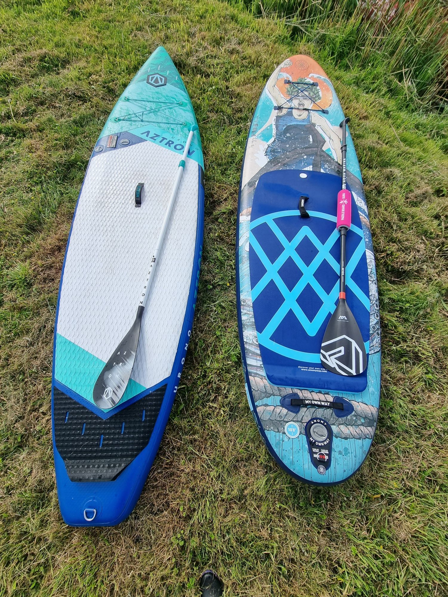 SUP Anomy Design 10.8, SUP Aztron Urono 11/6 plus cały osprzęt