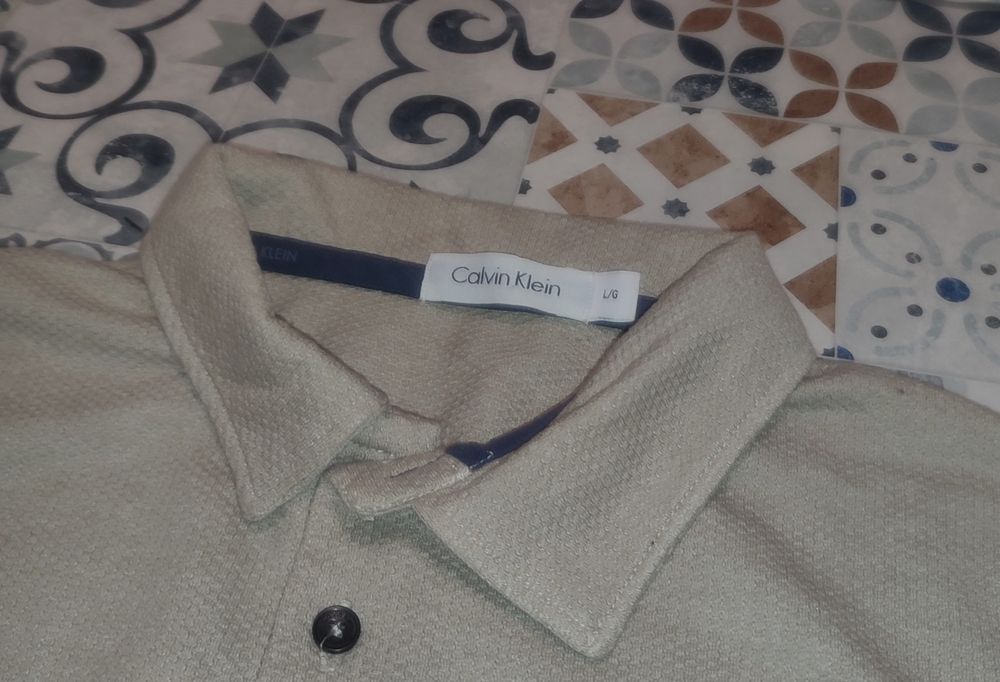Koszulka polo CK Calvin Klein r. M beż