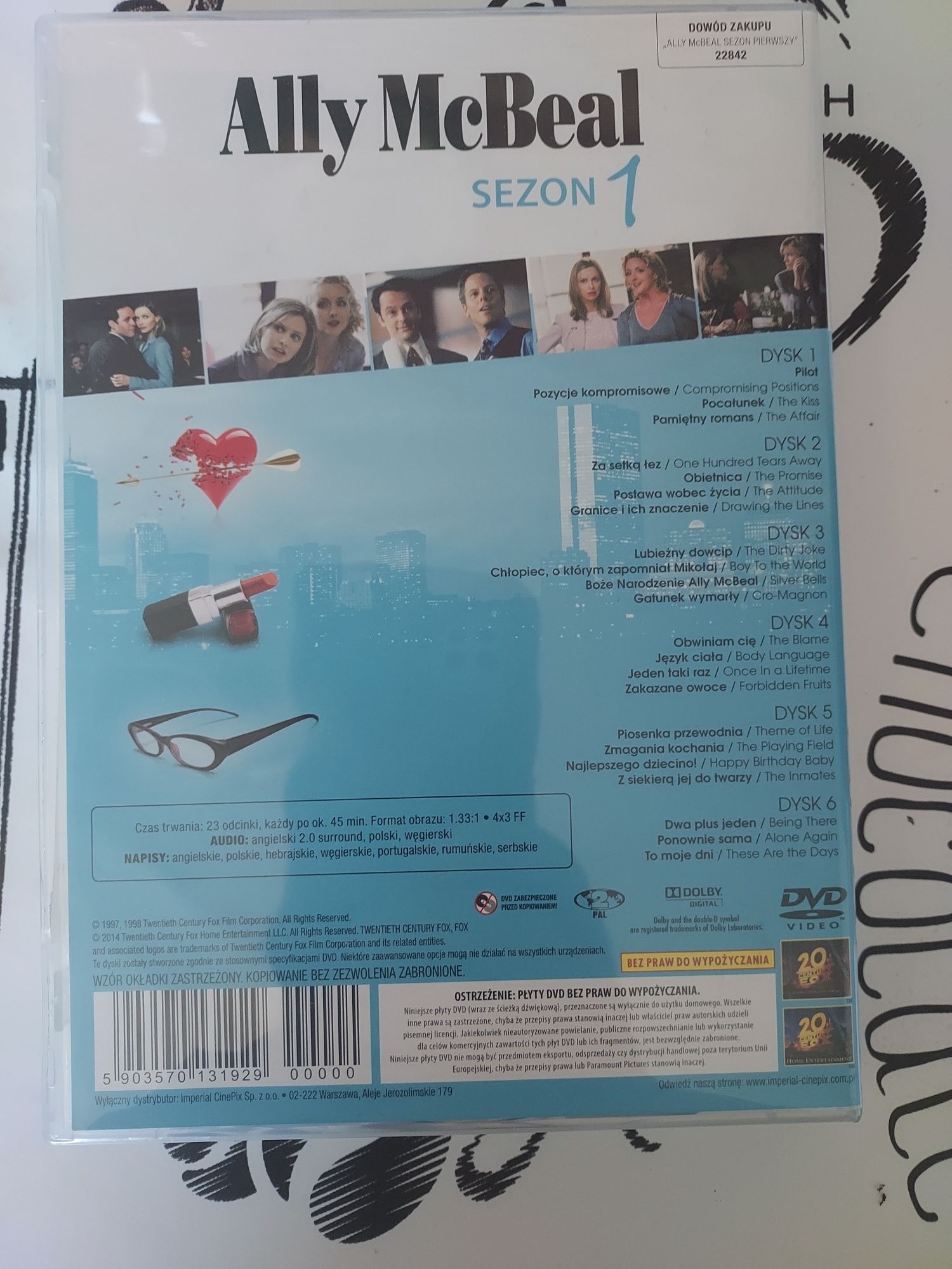 Ally Mc Beal sezon 1 dvd