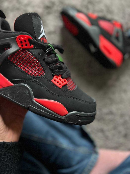 Мужские кроссовки Nike Jordan Retro 4 "Сrimson Red Thunder"