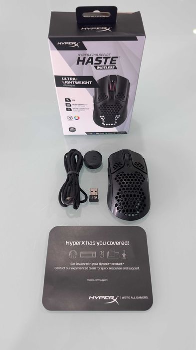 HyperX Pulsefire Haste RGB Wireless Optical Mouse in Excellent Condition64551685636867121