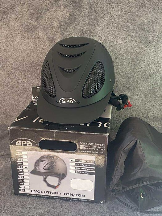 Kask jeździecki Casco GPA evolution Nero 56