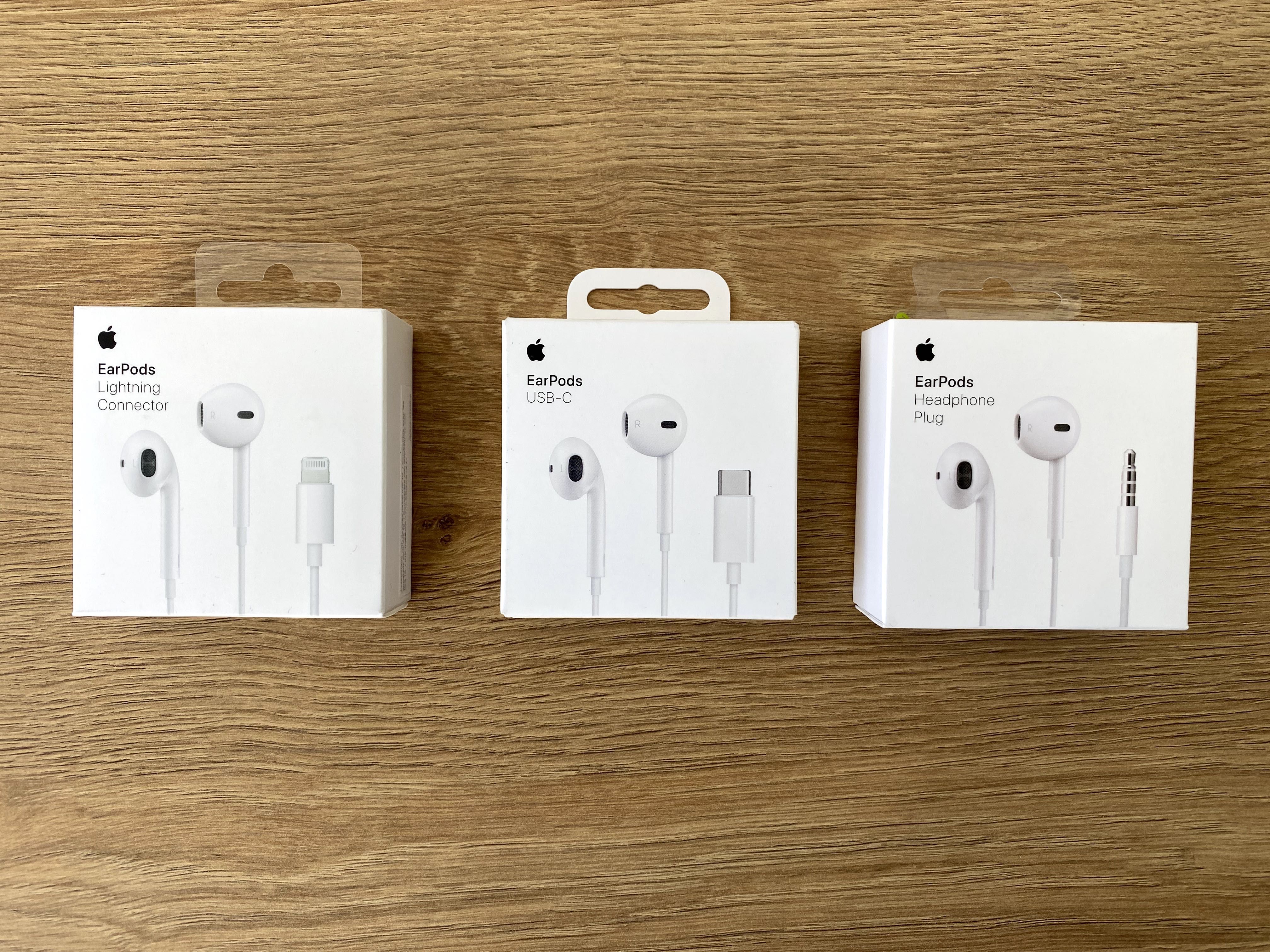 Оригінальні навушники Apple EarPods 3.5 mm Lightning USB-C