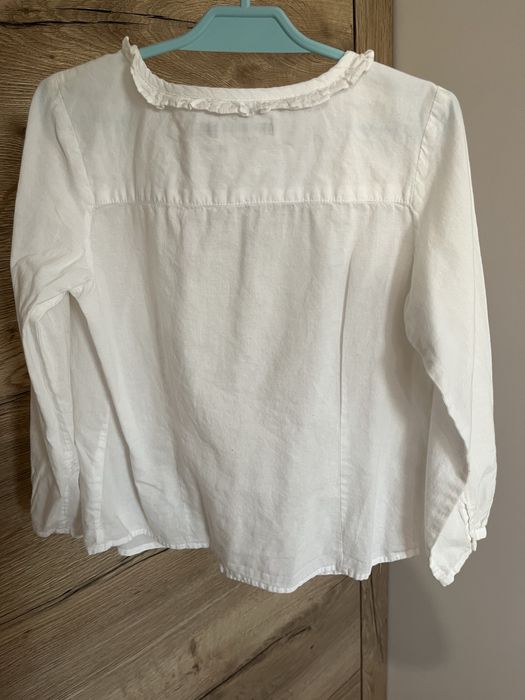 Biała bluzka dzieczęca 122