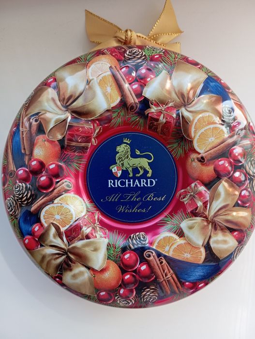 Коробка з чаю жестяна