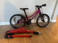 KUbikes dla dzieci 16 S" Lasur Pink + HOL Trail Angel