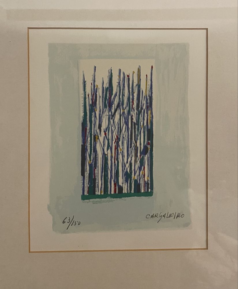Serigrafia Manuel Cargaleiro Edic. Limitada