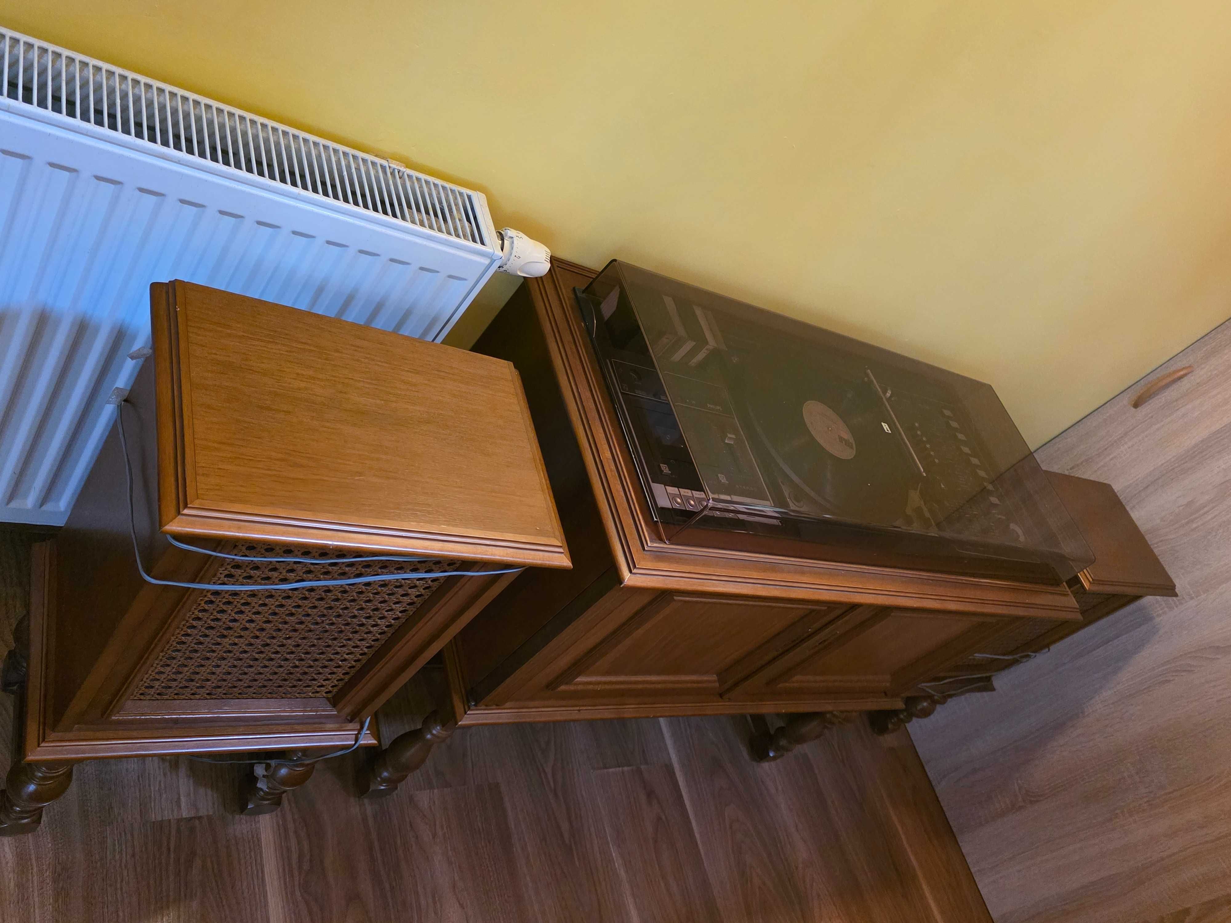 Rosita Grundig Gramofon Tuner Radio Magnetofon PRL Mebel Kolumny Vinta