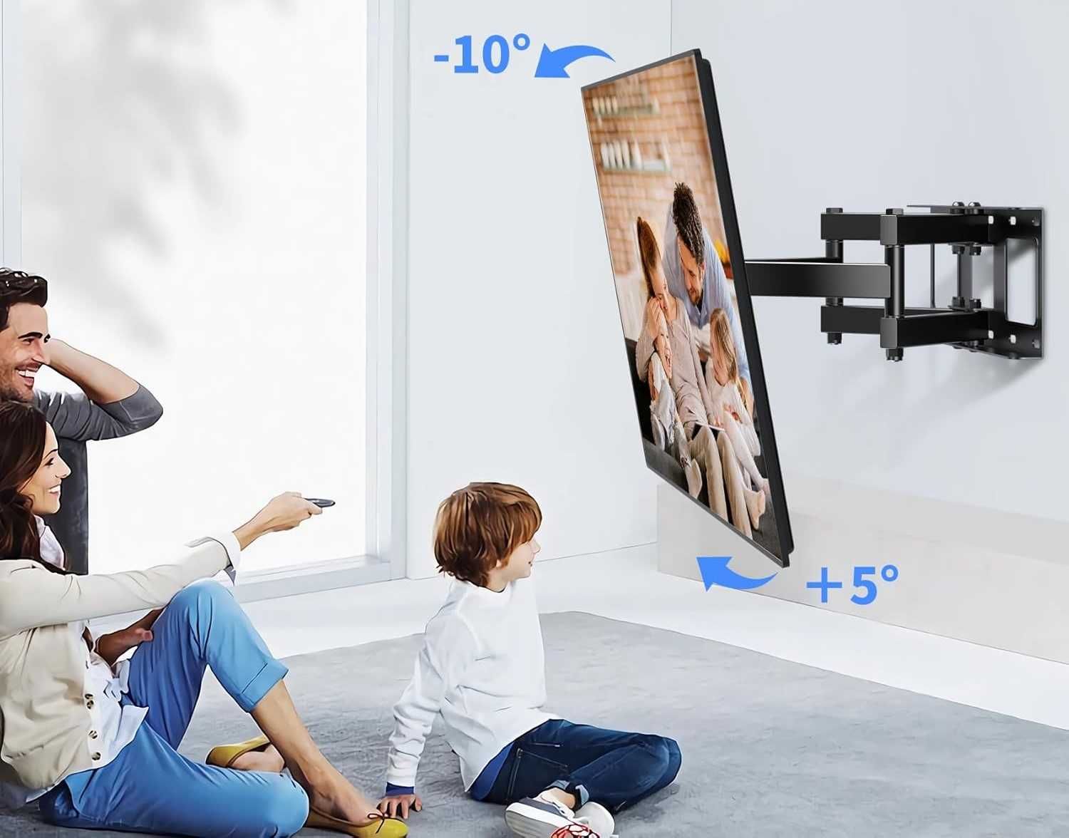 Suptek MA01A Uchwyt ścienny do telewizora 32"-84" obrotowy max 60 kg