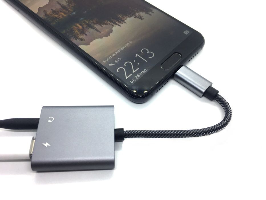 ЦАП/DAC Type-C to AUX 3.5mm + Quick Charge для iPad