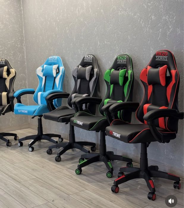 Ігрове крісло Геймерське Комп'ютерне спортивне крісло офісне Геймерско