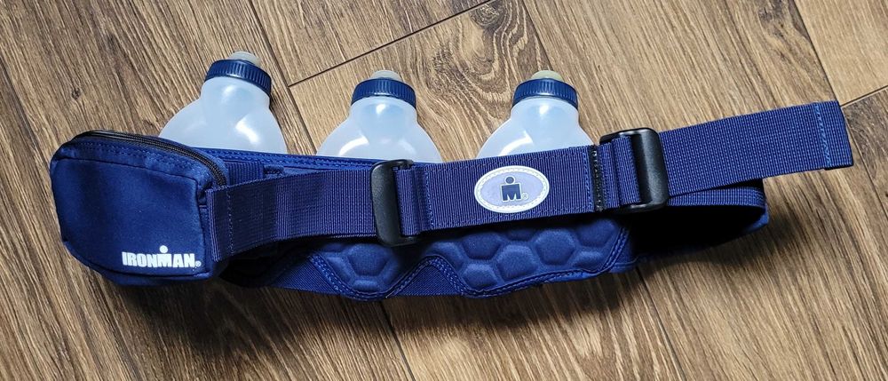 Fuel Belt Ironman pas biodrowy bieganie R30 Revenge 3 bidonami 207ml