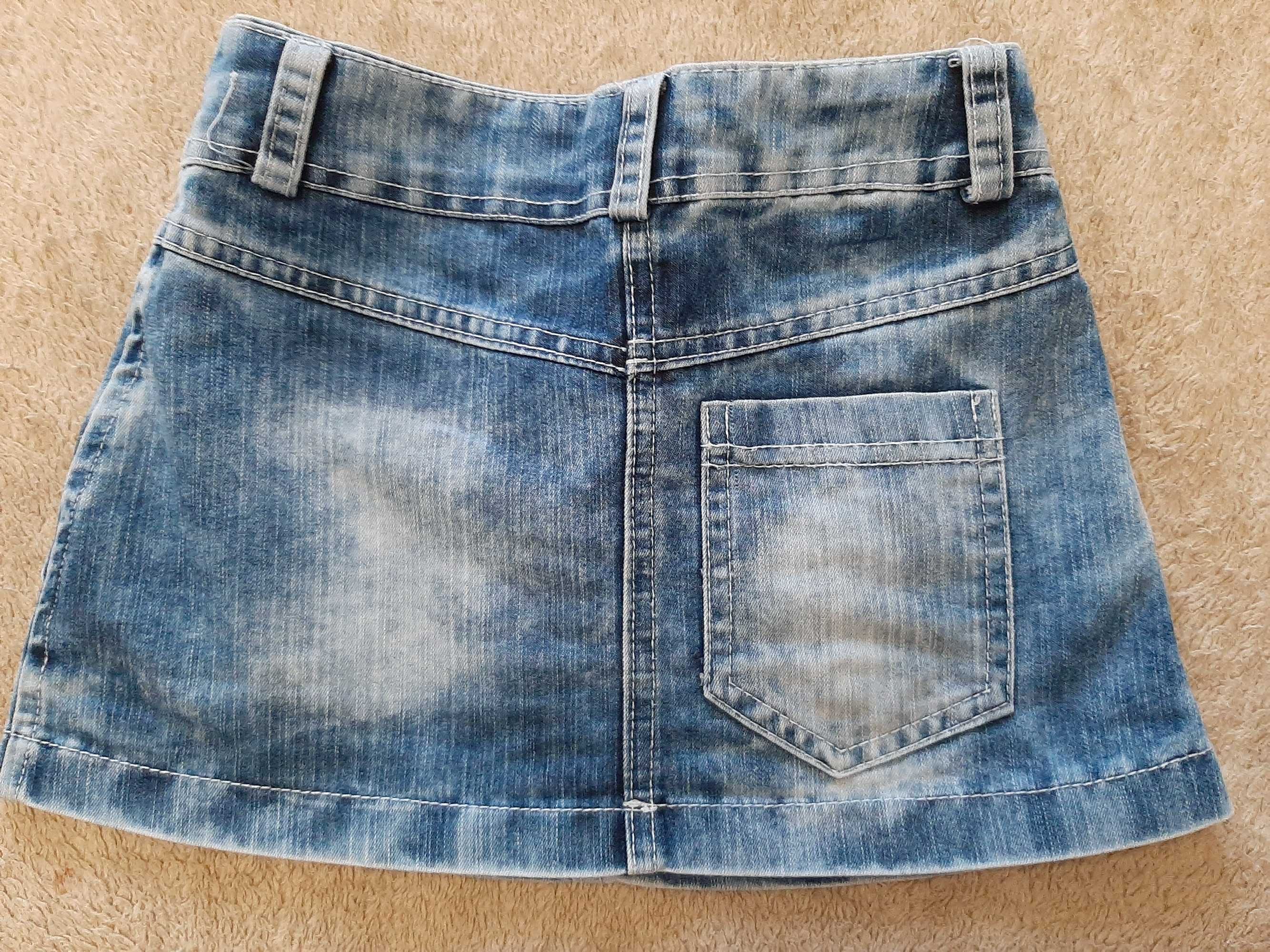 Юбка юбочка с карманами джинс на рост 110 - 116 см Sealy kids