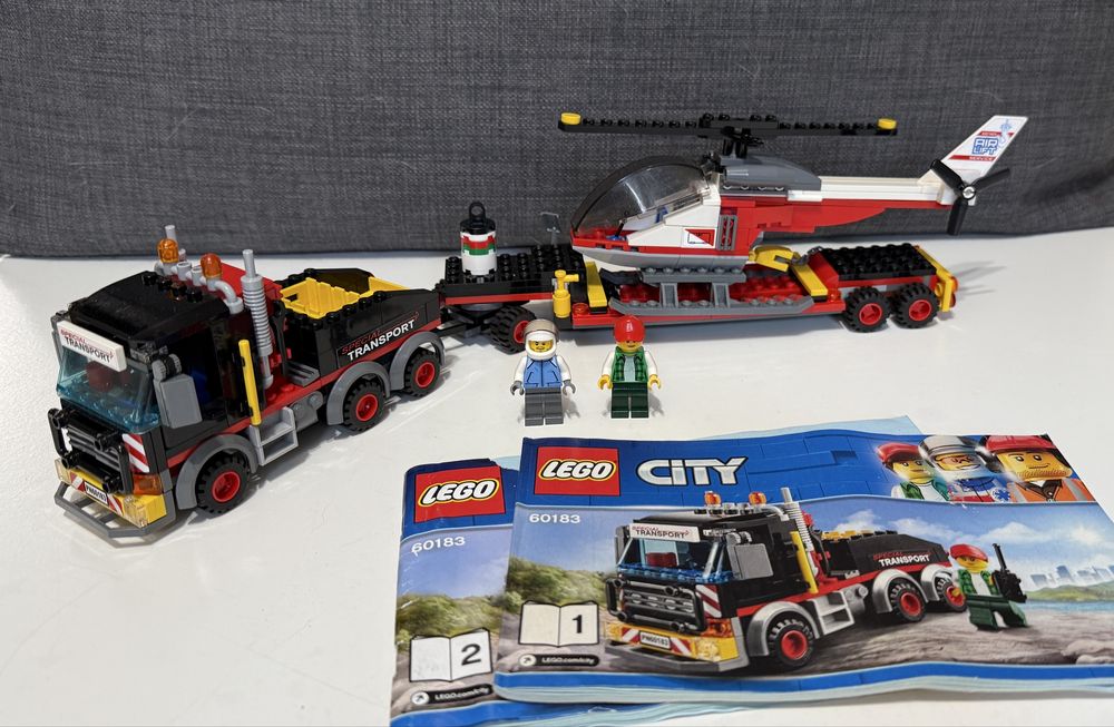 LEGO City 60183 Transporter ciężkich ładunków, komplet z instrukcją