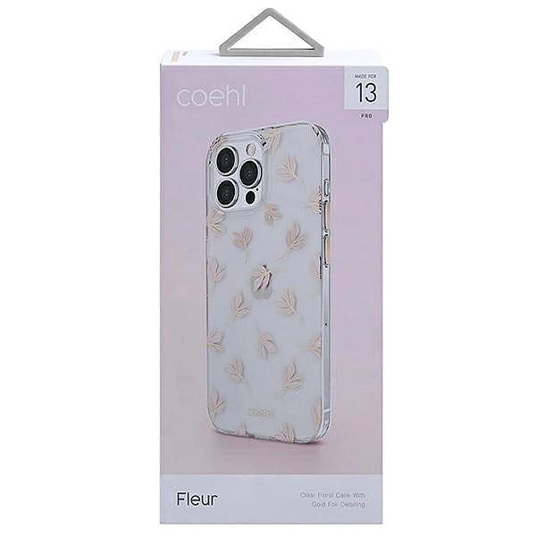Etui Uniq Coehl Fleur na iPhone 13 Pro / iPhone 13 - różowe