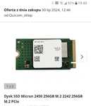 Dysk SSD micron 2450, 256GB.