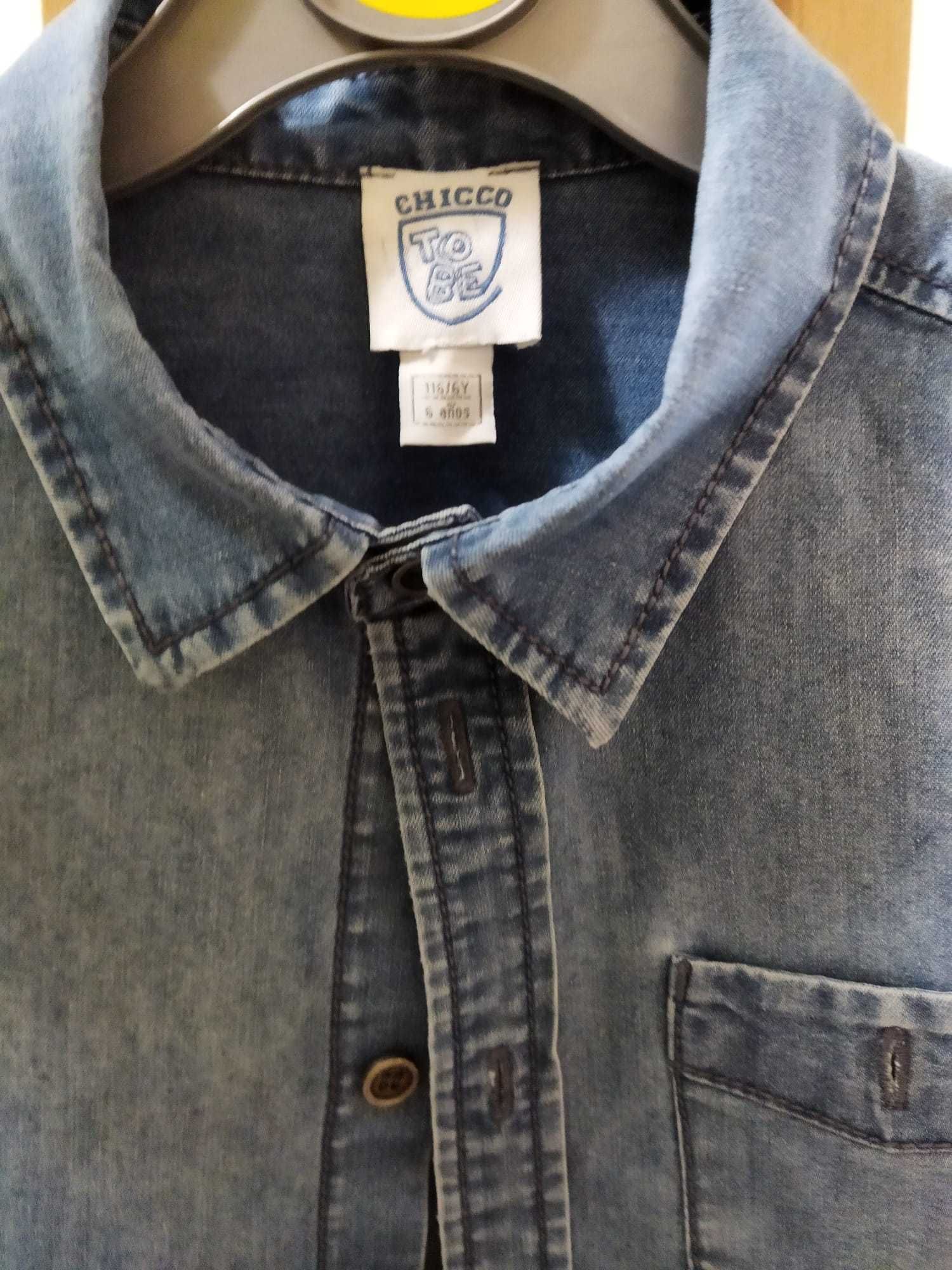 Conjunto de duas camisas de menino.