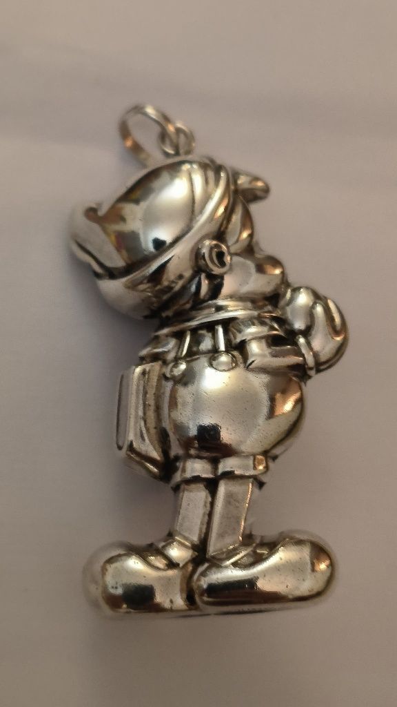 Pinóquio em prata Walt Disney