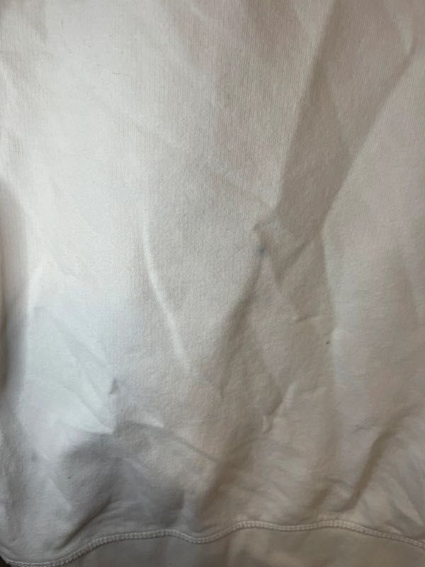 biała bluza hoodie esprit klasyczna oversize granatowy napis