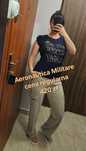 Granatowa bluzka t-shirt Aeronautica Militare