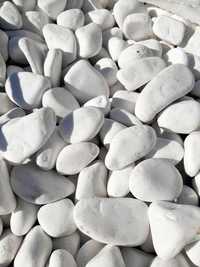 Otoczak Grecki Thassos biały kamień ogrodowy grysy wszystkie wielkości