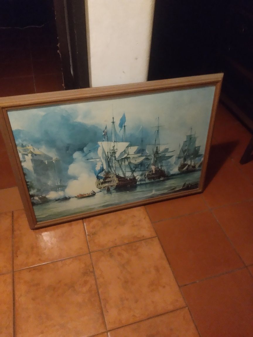 Vendo estes três quadros de decoração no valor de 20 euros