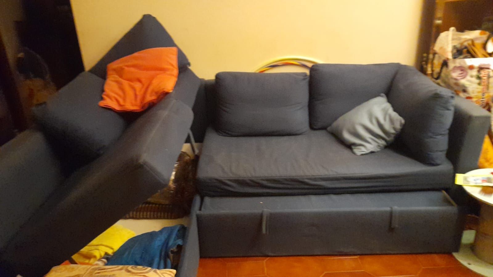 Sofa chezlong azul