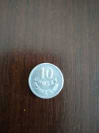 Moneta 10 groszy 1974 r bzm