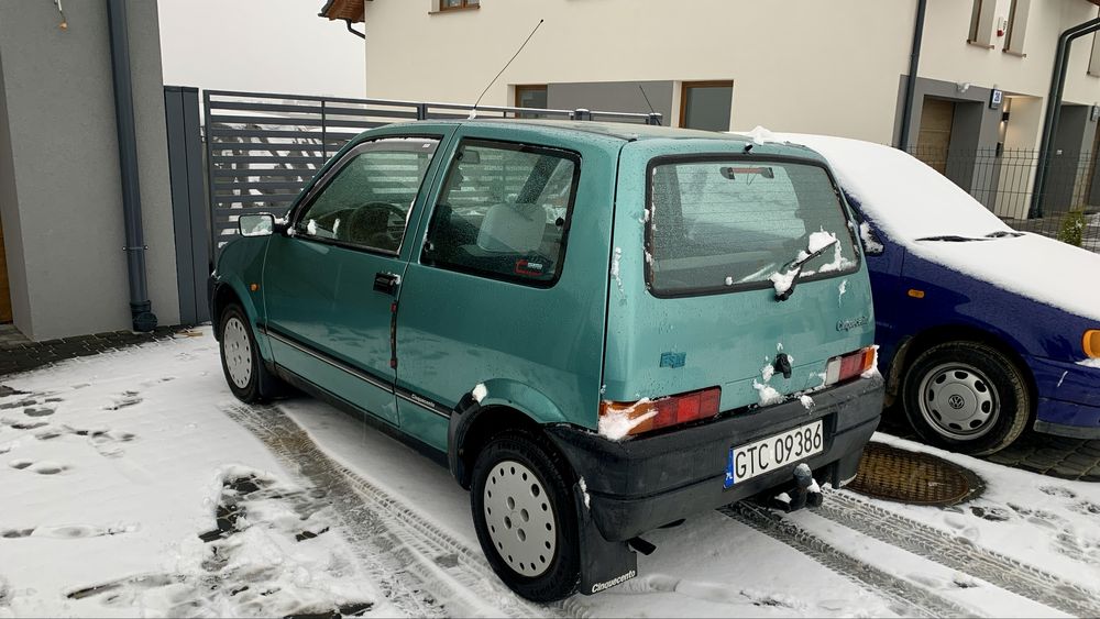 Fiat cinquecento fsm żółte tablice