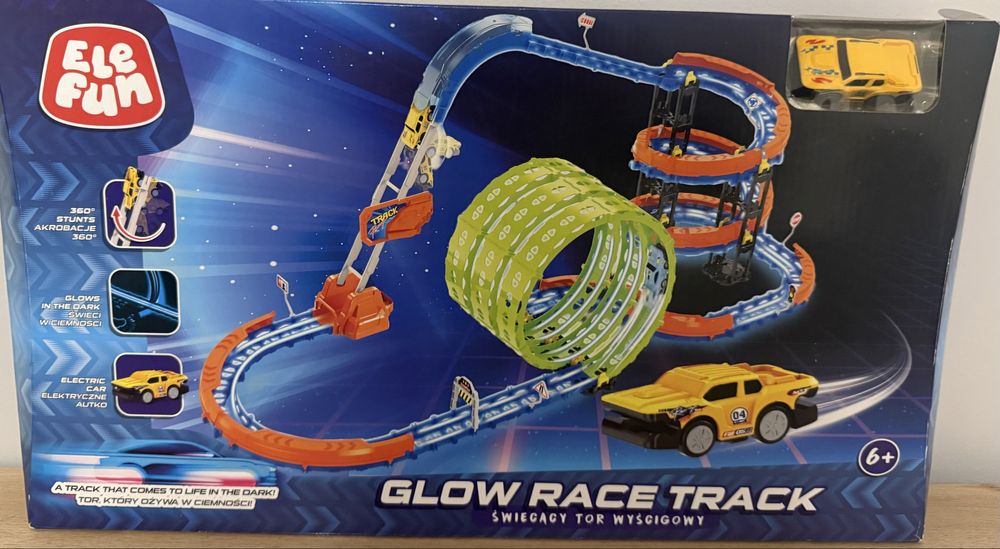 Elefun Świecący tor wyścigowy 645 cm