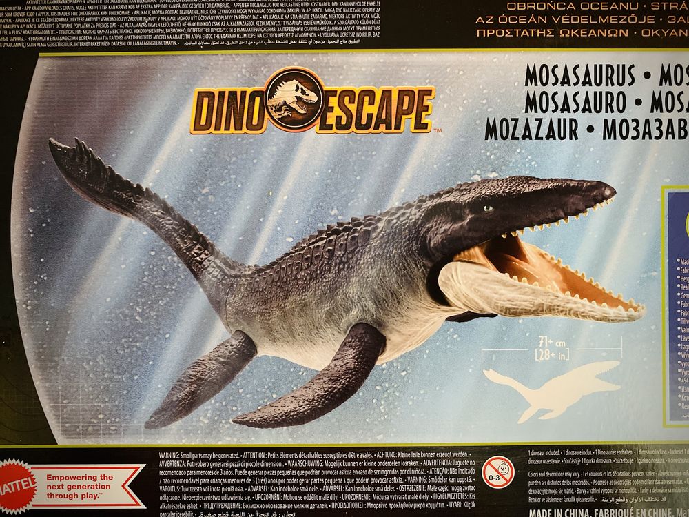 Mosasaur jurassic world dominion mattel prezent tanio