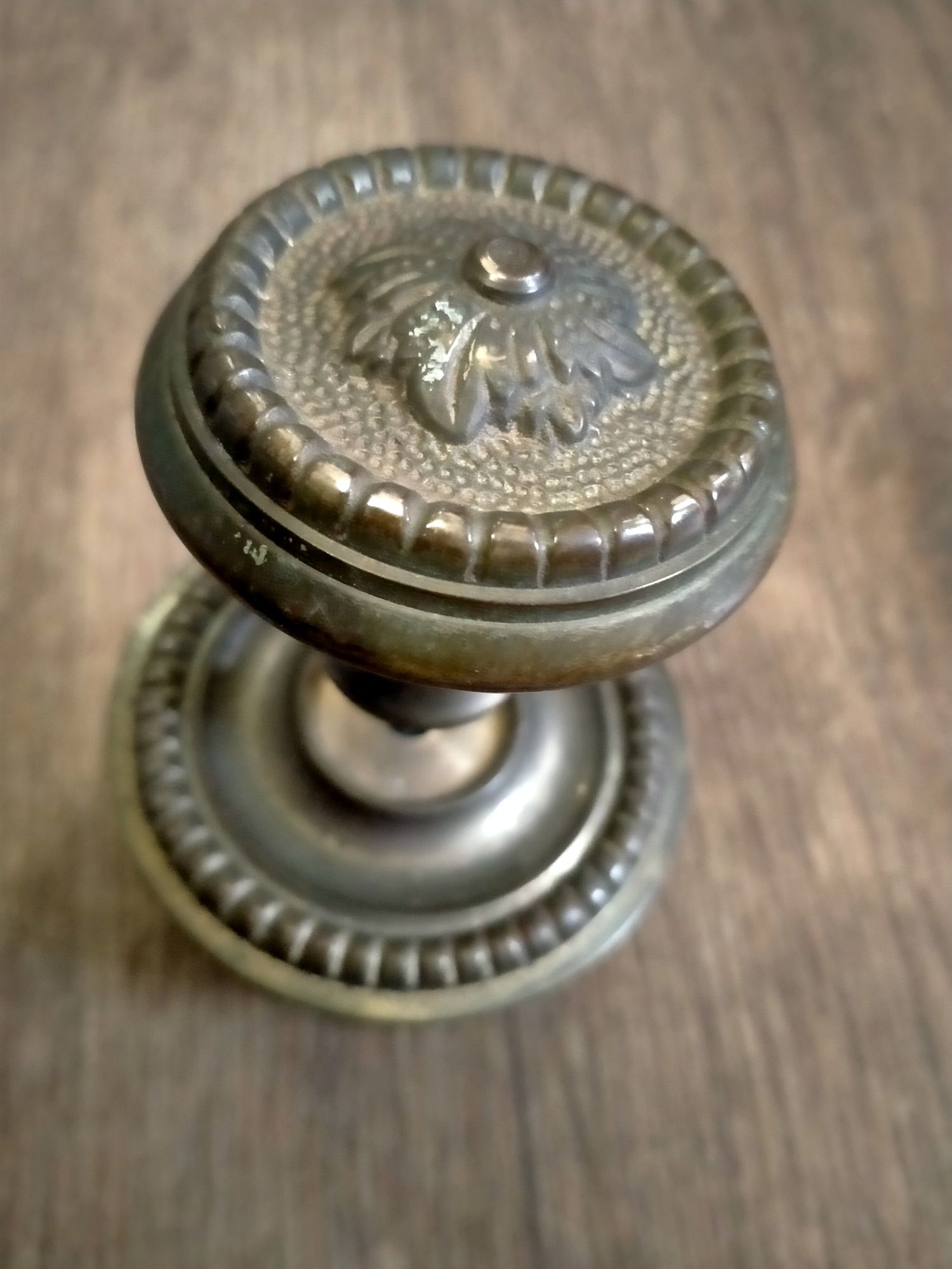 Ручка дверная старинная бронза Индия