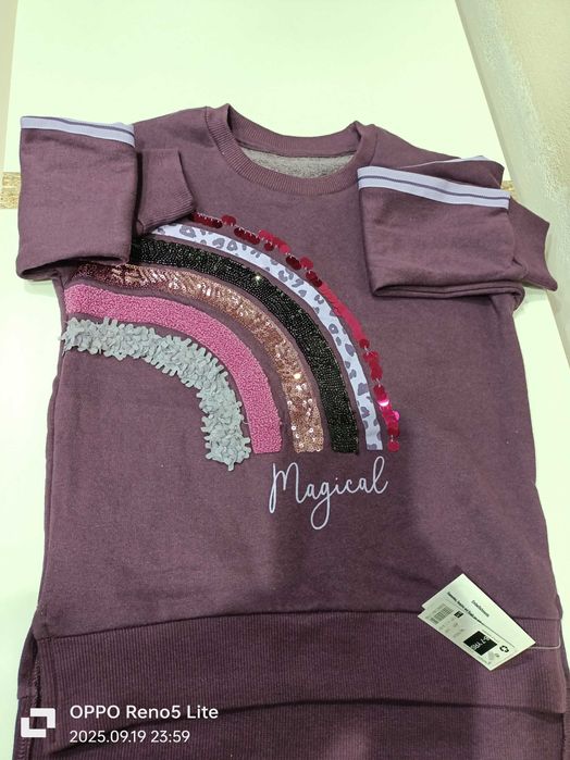 Bluza ocieplana dla dziewczynki