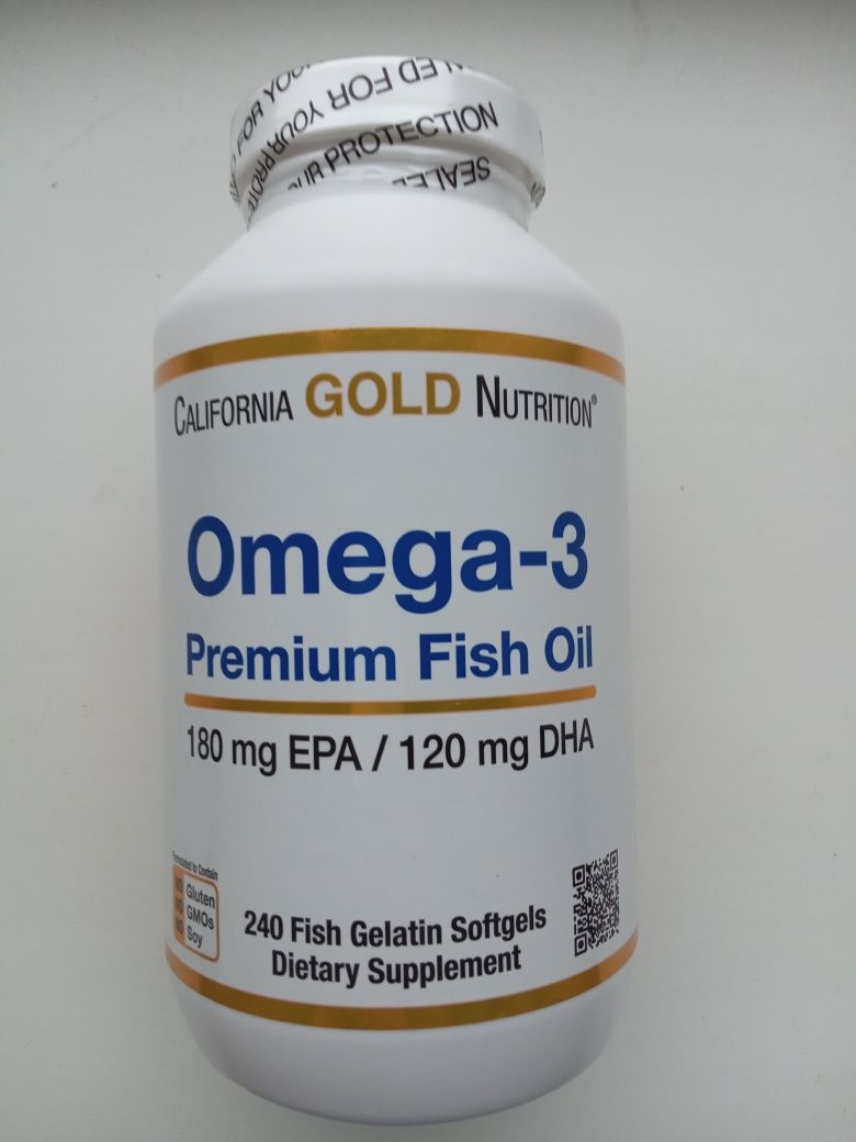 Omega 3, омега 3, 240 капсул