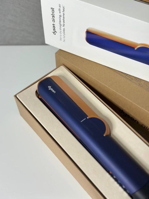 Вирівнювач для волосся Dyson Airstrait HT01 синій premium Copper
