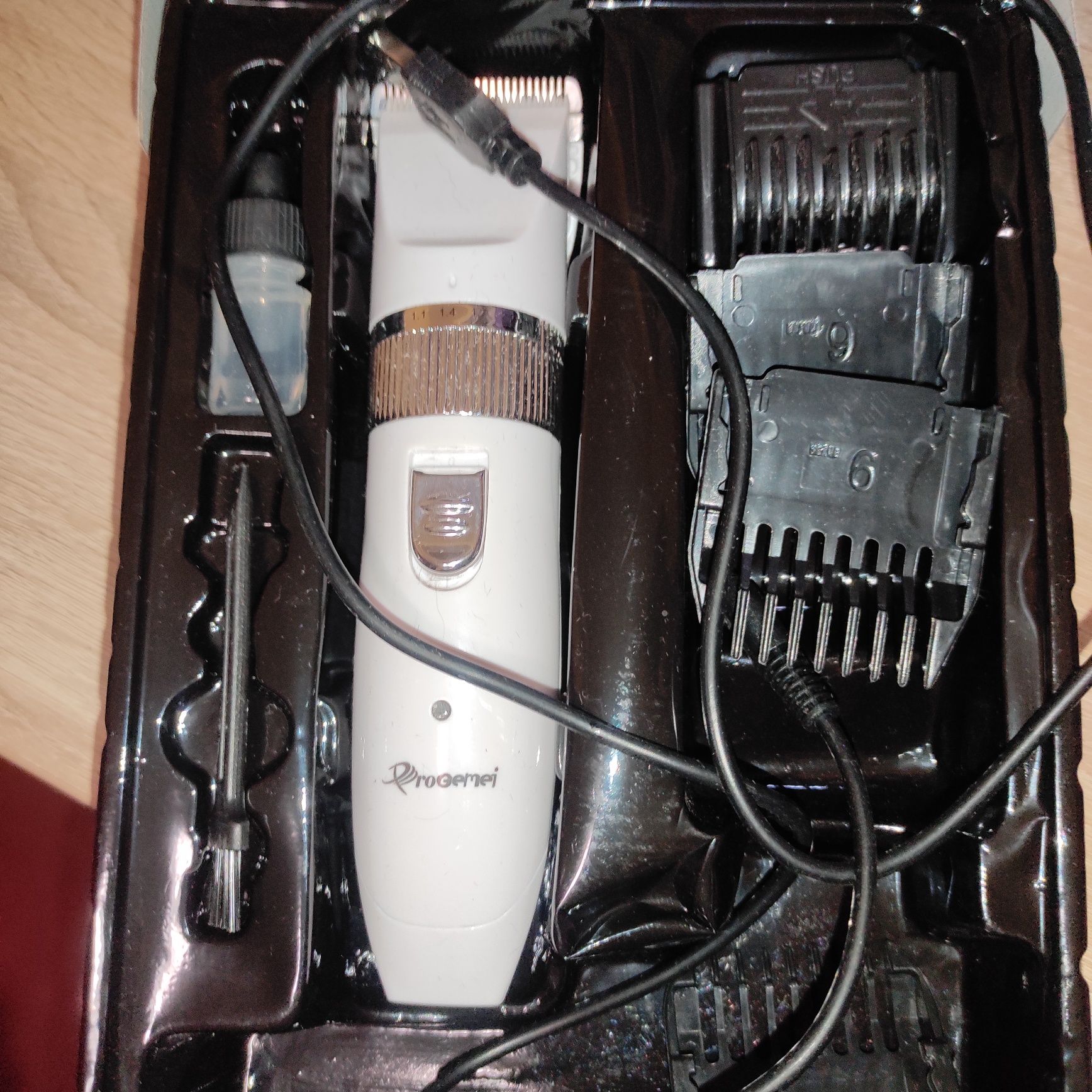 Аккумуляторная Машинка для грумминга стрижки волос шерсти животных GEM
