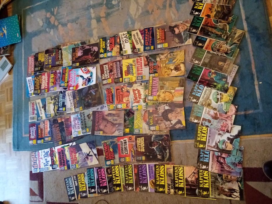 kapitan żbik i kloss komplet 53 i 20 komiksy PRL stany różne 1 2i3 wyd