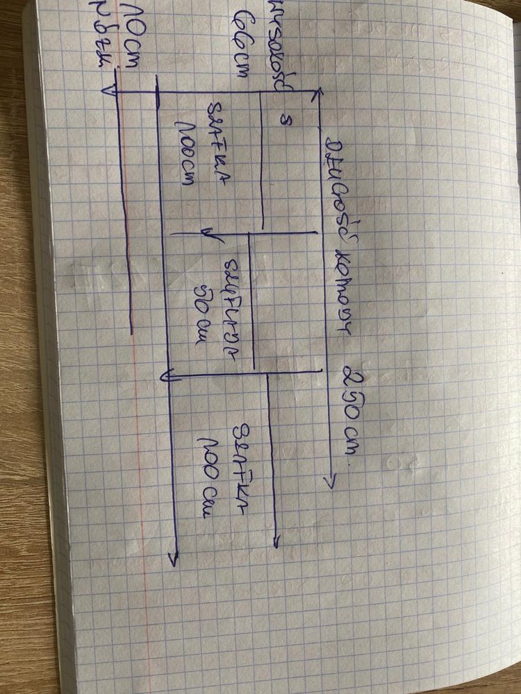 Długa komoda, szafka RTV (250 cm) z oświetleniem LED