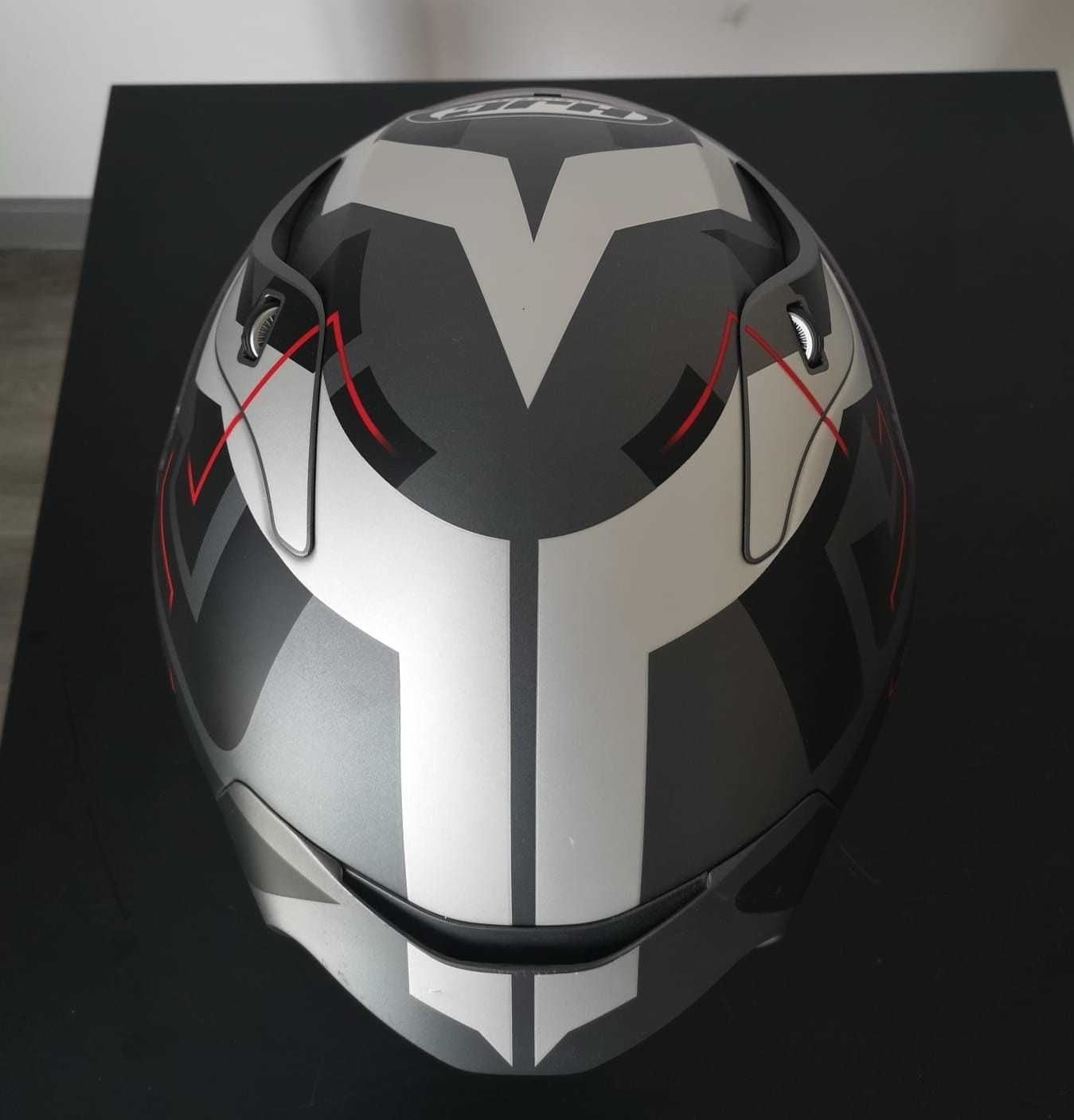 Kask HJC RPHA 11 NECTUS BLACK/RED/WHITE biały czarny czerwony XL