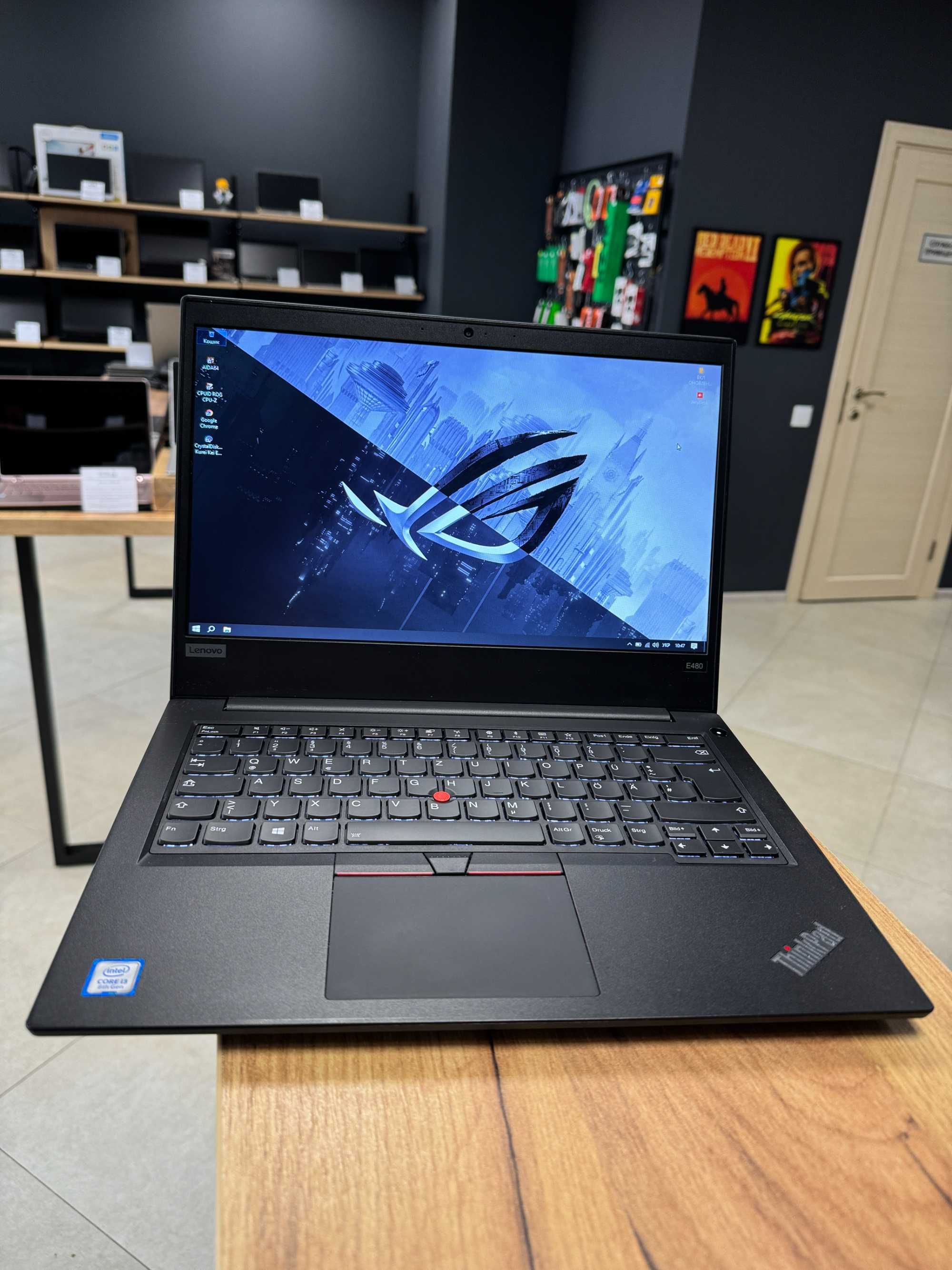 Ноутбук Lenovo ThinkPad E480 - i3 8130U/256 SSD + 500 HDD/Підсвітка