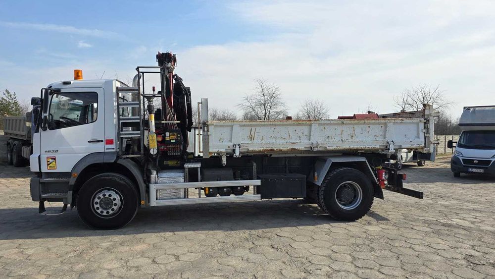 Mercedes Axor HDS pilot FassiF135 Hydroburta Kiper Wywrotka Klapodrzwi