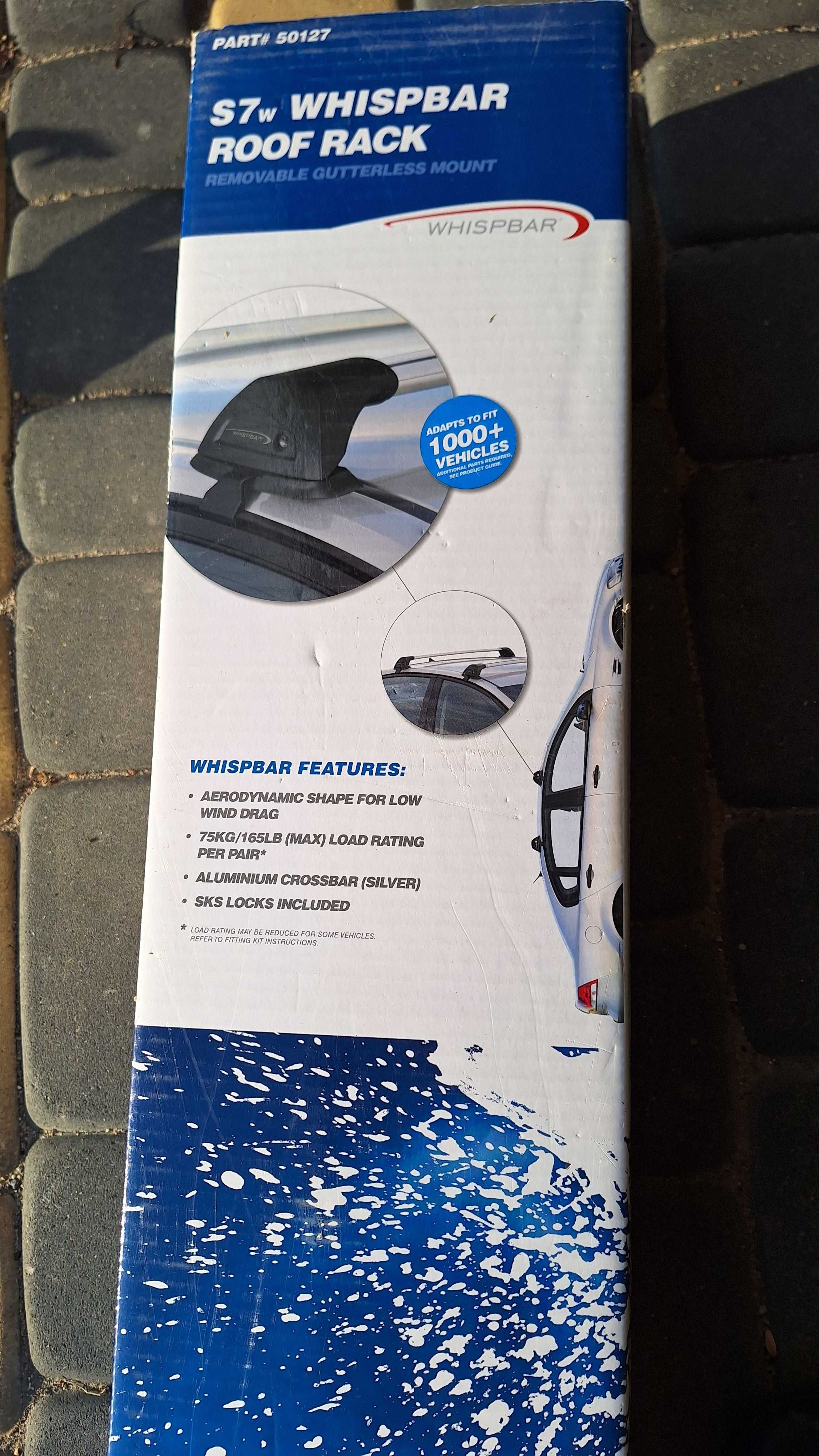 Bagażnik belki dachowe Whispbar S7W